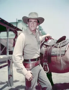 Saddle Prints: GUNSMOKE, James Arness, (ca. Season 2, 1957), 1955-1975