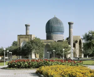 Uzbek Prints: Gur-i Amir Complex. 1403. UZBEKISTAN