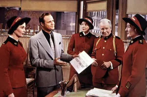 Office Prints: GUYS AND DOLLS, Jean Simmons, Marlon Brando, Regis Toomey, 1955