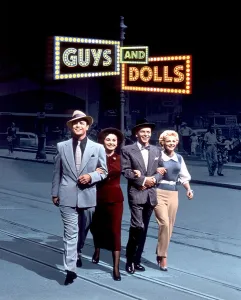 Vivian Prints: GUYS AND DOLLS, Marlon Brando, Jean Simmons, Frank Sinatra, Vivian Blaine, 1955