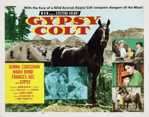 Father And Daughter Prints: GYPSY COLT, US lobbycard, center from left: Frances Dee, Donna Corcoran, Ward Bond, 1953