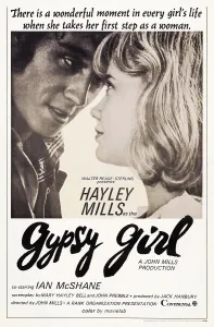 Mills Prints: GYPSY GIRL, l-r: Ian McShane, Hayley Mills on poster art, 1965