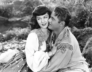GYPSY WILDCAT, from left: Maria Montez, Jon Hall, 1944