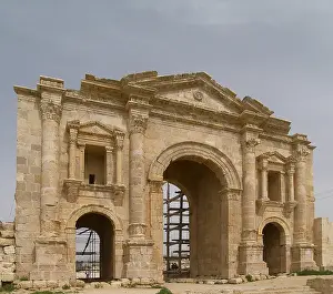 Archaeology Prints: Hadrian's Arch, 129, 2nd Century A