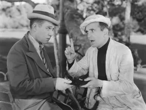 Langdon Prints: HALLELUJAH I'M A BUM, from left: Harry Langdon, Al Jolson, 1933