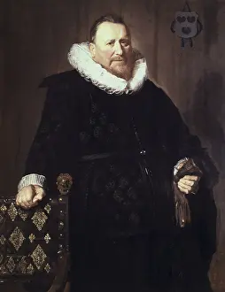 Ruff Prints: HALS, Frans (1580-1666). Portrait of Nicolaes Woutersz van der Meer