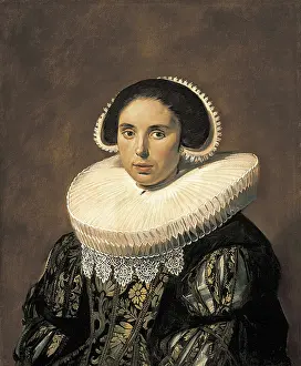 Franz Prints: HALS, Frans (1580-1666). Portrait of a woman