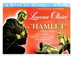 Eileen Prints: HAMLET, Laurence Olivier, Eileen Herlie, 1948