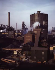 Works Prints: Hanna furnaces of the Great Lakes Steel Corporation