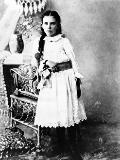 Hannah Prints: Hannah Milhaus at the age of 10
