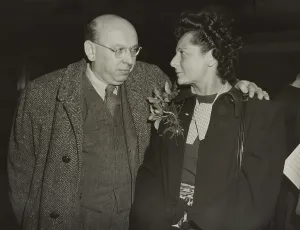 Anti Fascists Prints: Hanns Eisler and his wife Anna Louise