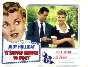 Lemmon Prints: IT SHOULD HAPPEN TO YOU, Jack Lemmon, Judy Holliday, 1954