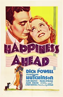 Josephine Prints: HAPPINESS AHEAD, Mini Window Card poster