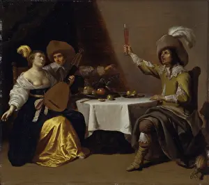 Board Prints: Happy Company, by Jan Van Bijlert
