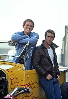 Leather Jacket Prints: HAPPY DAYS, from left: Ron Howard, Henry Winkler, (1976), 1974-84