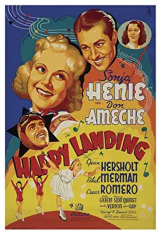 Romero Prints: HAPPY LANDING, top from left: Cesar Romero