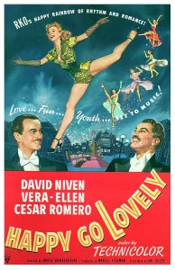 Niven Prints: HAPPY GO LOVELY, David Niven, Vera-Ellen, Cesar Romero, 1951