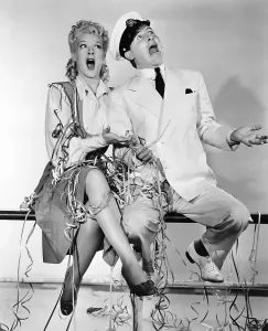 Bracken Prints: HAPPY GO LUCKY, from left, Betty Hutton, Eddie Bracken, 1943