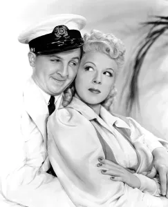 Bracken Prints: HAPPY GO LUCKY, from left, Eddie Bracken, Betty Hutton, 1943