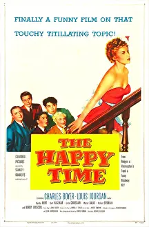 Images Dated 3rd April 2014: THE HAPPY TIME, US poster, Linda Christian (right), 1952