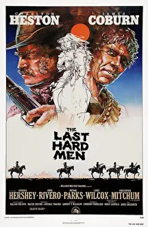 Silhouette Prints: THE LAST HARD MEN, US poster art