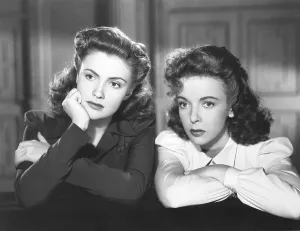 Hand To Chin Prints: THE HARD WAY, from left: Joan Leslie, Ida Lupino, 1943