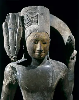 Kampuchea Prints: Harihara. 7th c. Phnom Da Style