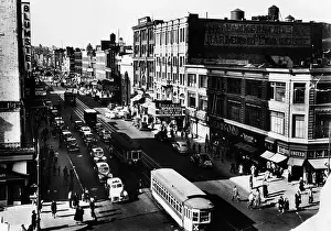African Americans Prints: Harlem's famous thoroughfare