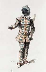 Harlequin Prints: Harlequin, one of the principal stock characters of the Italian commedia dell'arte