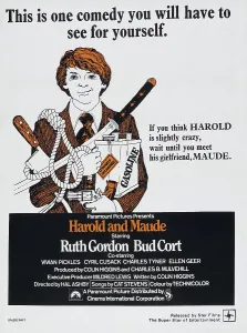 Gasoline Prints: HAROLD AND MAUDE, South African poster, Bud Cort, 1971
