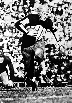 Football Uniform Prints: Harold Red Grange as University of Illinois junior halfback