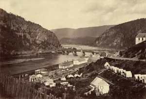 West Virginia Prints: Harper's Ferry. Photograph shows what was left of the armory at Harpers Ferry