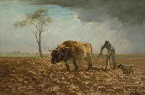 Workers Prints: THE HARROWER, by Horatio Walker