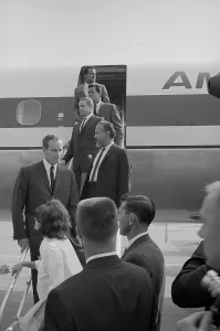 Movie Stars Prints: Harry Belafonte and Hollywood actors arrive for the March on Washington, Aug. 28, 1963