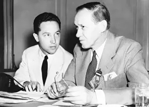 Convention Prints: Harry Hopkins with David, the eldest of his three sons from his first marriage to Ethel Gross Hopkins