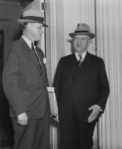 Harold Prints: Harry Hopkins, Emergency Relief Administrator, and Harold Ickes, Interior Sec. 1935