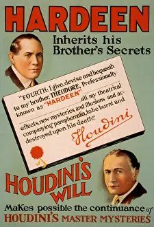 Brother Prints: After Harry Houdini died suddenly in 1926