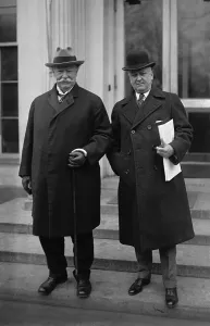 Tea Pot Dome Prints: Harry M. Daugherty, Harding's Attorney General with former President and now Chief Justice of the Supreme Court