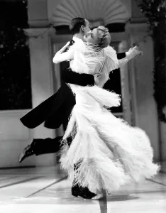 Feathered Dress Prints: TOP HAT, Fred Astaire, Ginger Rogers, 1935