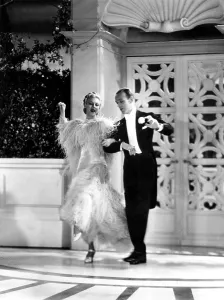 Raised Leg Prints: TOP HAT, Ginger Rogers, Fred Astaire, 1935