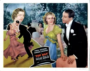 Astaire Prints: TOP HAT, from left, Helen Broderick, Ginger Rogers, Fred Astaire, 1935