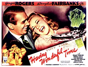 Canoe Prints: HAVING WONDERFUL TIME, from left: Douglas Fairbanks Jr. Ginger Rogers, 1938