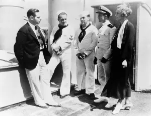 Courts Prints: Hawaii Honor Killing defendants with a Naval lawyer: Left to Right: Lawyer Lt