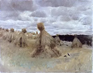Freshness Prints: Hay Field (Campo di biche), by Giuseppe De Nittis