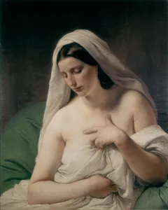 Orientalism Prints: HAYEZFrancesco (1791-1882). Odalisque