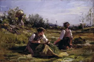 Work Prints: Haymaking (Fienagione), by Demetrio Cosola
