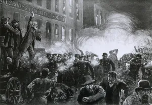 Labor Prints: The Haymarket Riot, May 4, 1886, Chicago