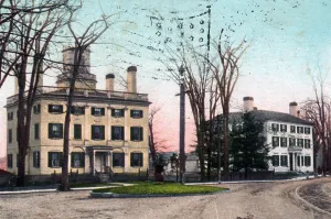 Skyline Prints: Haymarket Square, Portsmouth, N.H.. color halftone, ca. 1905