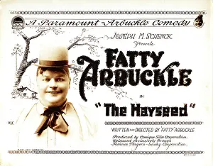 Morrlobb1 Prints: THE HAYSEED, titlecard, Roscoe Fatty Arbuckle, 1919