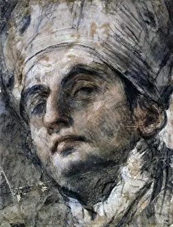 Meditation Prints: Head of the Blessed Thomas Abruzze